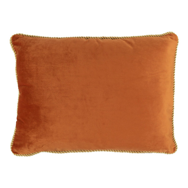 Kissen VELVET SAMT in orange aus Polyester