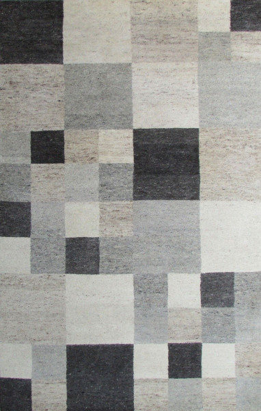 Teppich HEAVEN 1502 in hellgrau aus Wolle