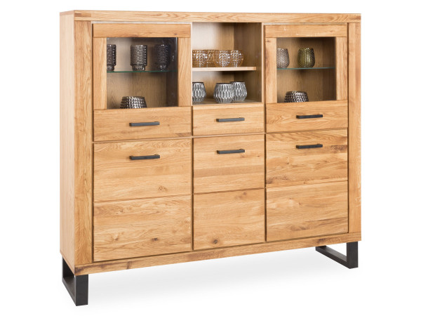 Highboard Ewen in Eiche aus Eiche