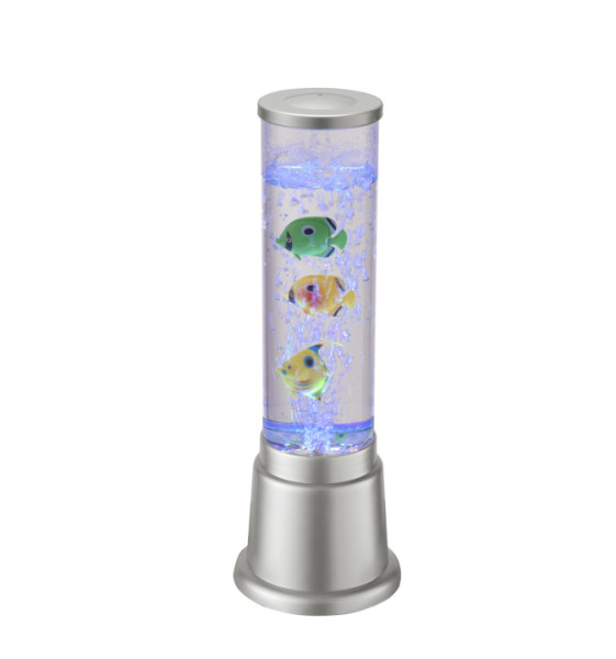 Wassersäule AVA in silberfarben aus Kunststoff