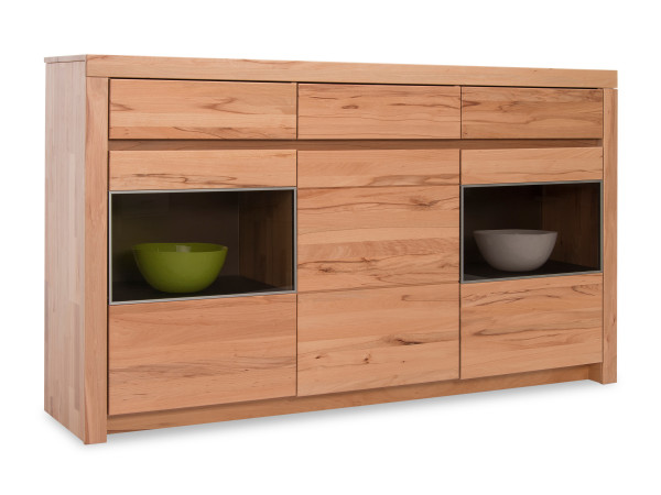 Highboard witlake SORAGA in Kernbuche aus Massivholz
