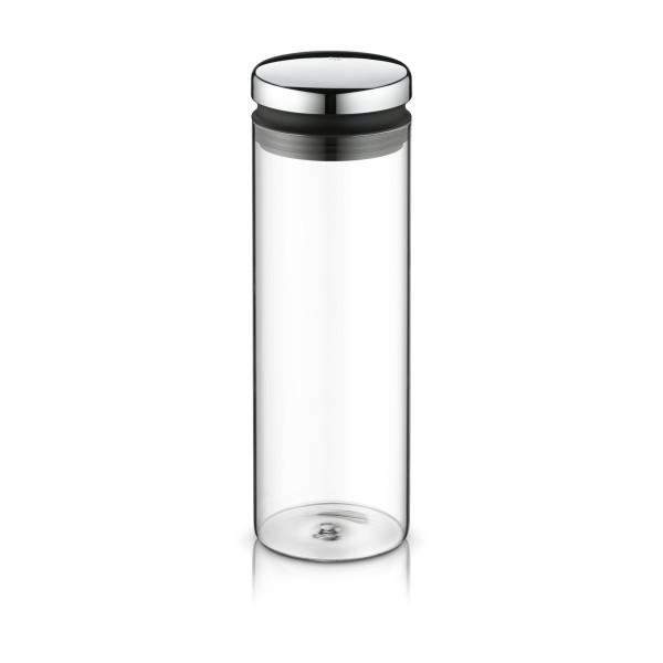 Vorratsdose WMF Depot in silberfarben aus Glas