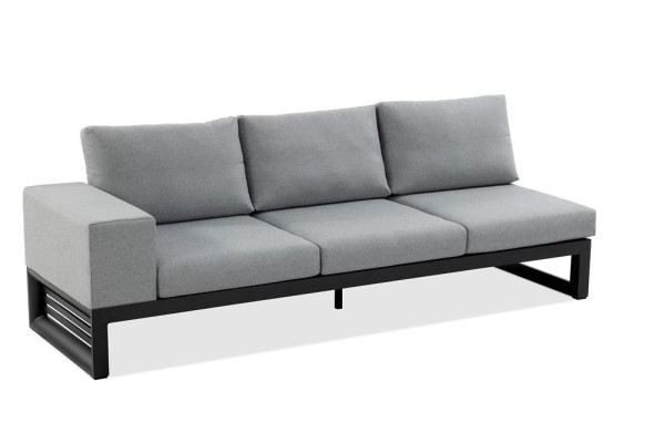 Gartensofa 3-sitzig MALTA in grau