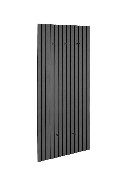 Wandgarderobe GABI in schwarz aus Dekor