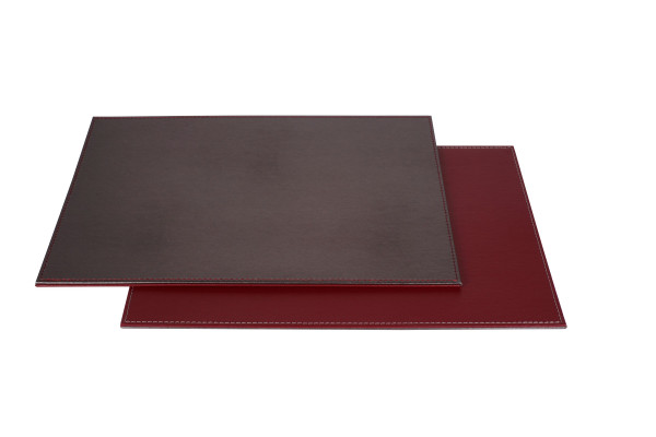 Tischset FREEFORM in Pflaume aus Kunstleder