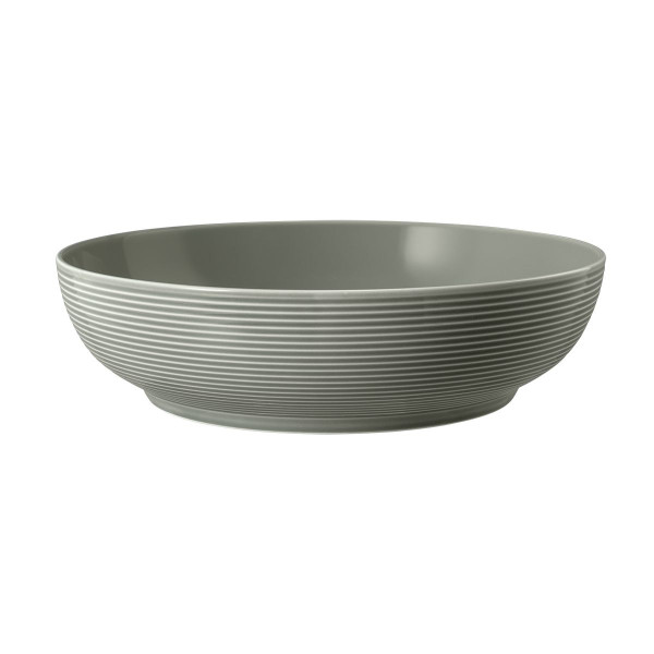 Schale Foodbowl BEAT in grau aus Porzellan