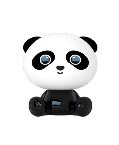 Tischleuchte DODO PANDA in weiß/schwarz aus Kunststoff