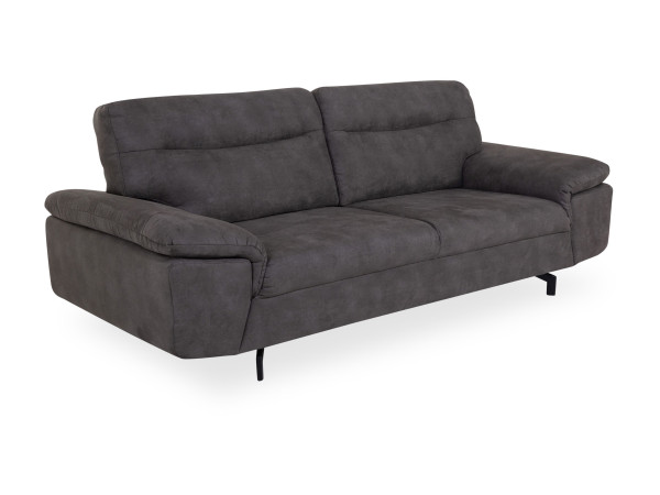 Sofa 3 Sitzer HARPER MEDFORD in 6051 grau aus Stoff