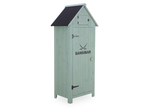 Garten-Gerätehaus SANSIBAR ROSKILDE in grün