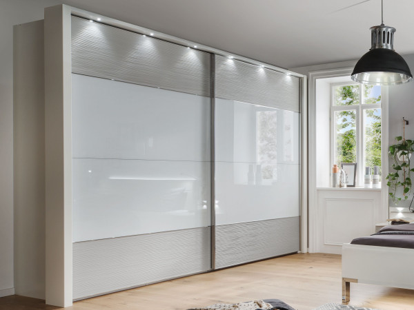 Kleiderschrank MONDO CASSANO-2 in weiß aus Dekor