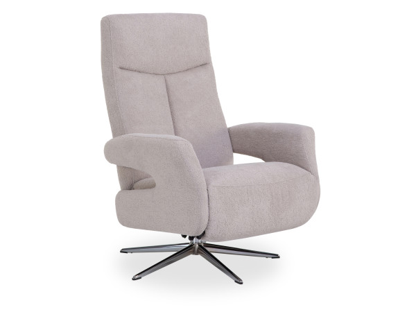 Relaxsessel KLARITA in taupe aus Stoff