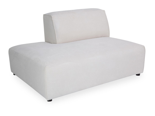 Sofaelement SANSIBAR MJOLDEN in weiß aus Stoff
