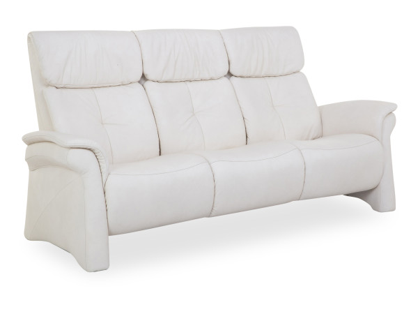 Sofa 3 Sitzer MONDO VARIA 4792 in Light Grey aus Leder