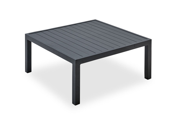 Loungetisch Outdoor bali in grau/schwarz aus Aluminium