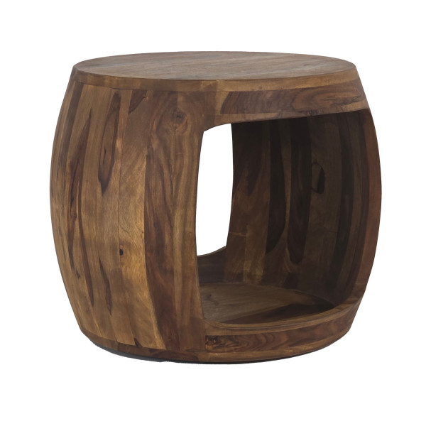 Beistelltisch in braun aus Holz