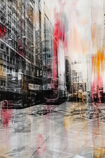 Acrylglasbild auf Aludibond in mehrfarbig aus Kunststoff