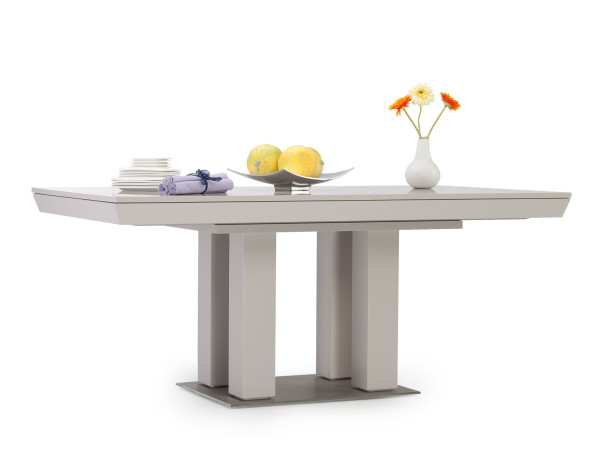 Esstisch MONDO PRISMA PLUS in beige aus Lack