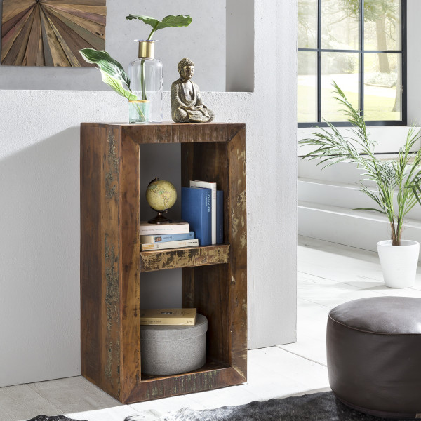 Regal in mehrfarbig aus Holz