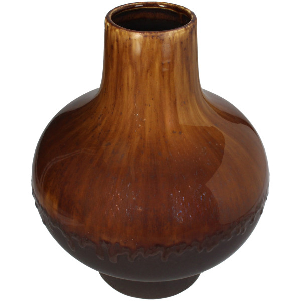 Vase BROWN in braun aus Steingut