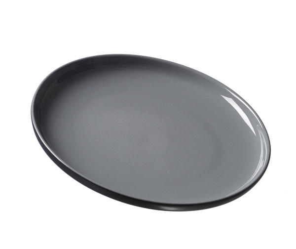 Dessertteller JASPER in schwarz aus Steinzeug