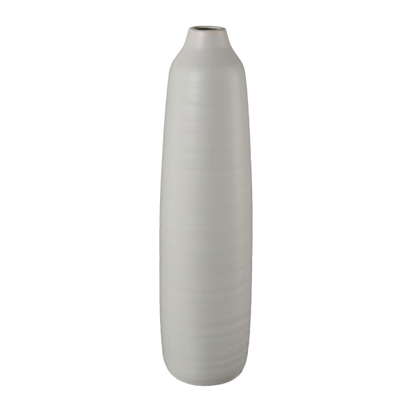 Vase PRESENCE in grau aus Keramik
