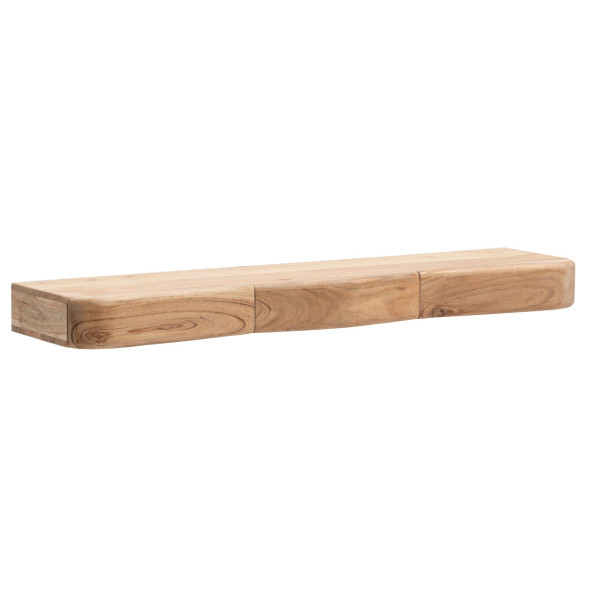 Wandregal in braun aus Holz