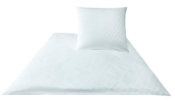 Bettwäsche JOOP! Satin in weiß aus Baumwolle