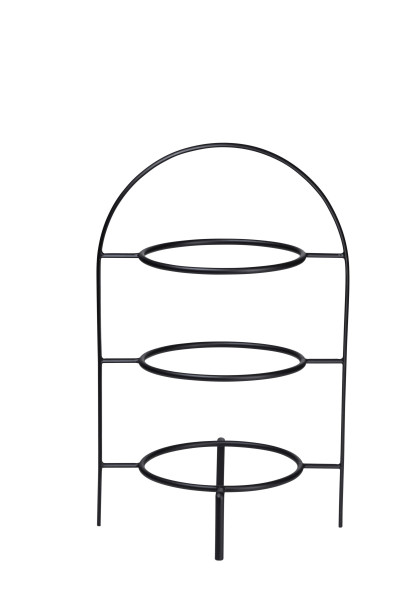 Etagere LIGNE NOIRE in schwarz aus Eisen