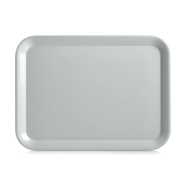 Tablett grau in grau aus Melamin