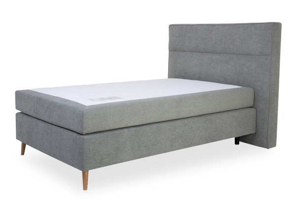 Boxspringbett MONDO DELUXE in grün aus Stoff