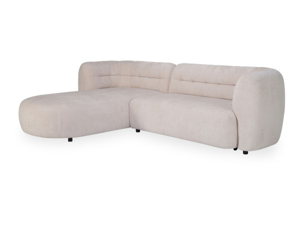 Polsterecke MOUTIQUE ROSE in natur aus Stoff