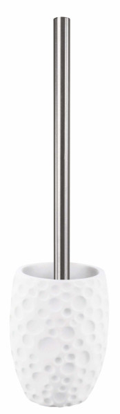 WC-Bürsten-Halter MOON in weiß aus Polyresin