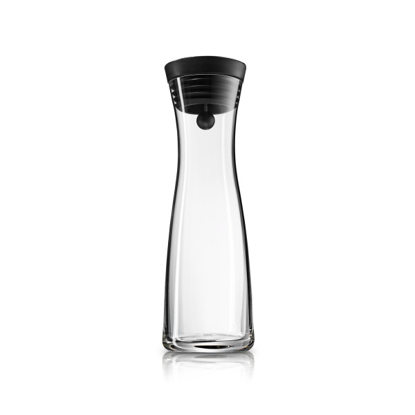 Wasserkaraffe WMF BASIC schwarz in transparent aus Glas