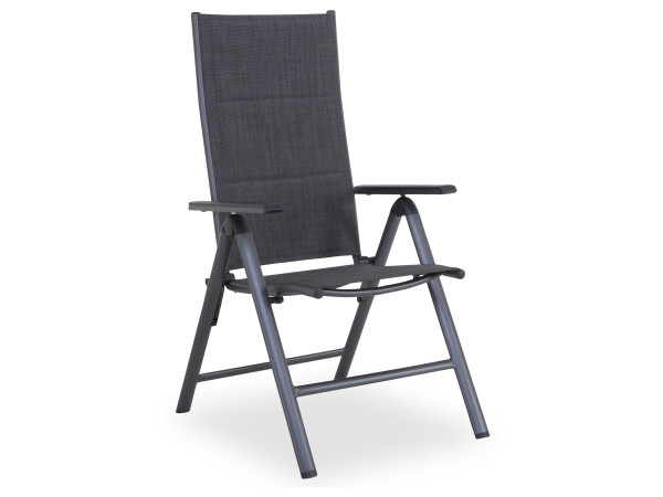 Gartenstuhl outdoor MESSINA in grau aus Aluminium