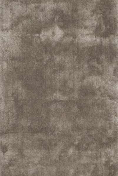 Teppich FIRE uni silber in silberfarben aus Polyester