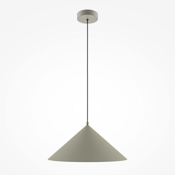 Pendelleuchte BASIC COLORS in grau aus Metall