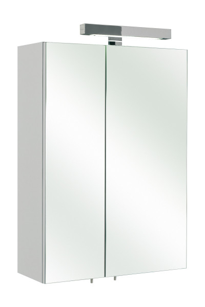 Spiegelschrank Aquarell Rio in weiß aus Dekor