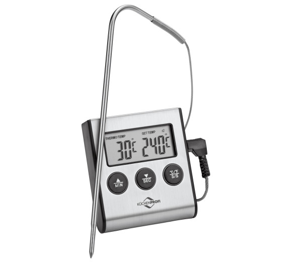 Bratenthermometer KÜCHENPROFI PRIMUS in silberfarben aus Edelstahl