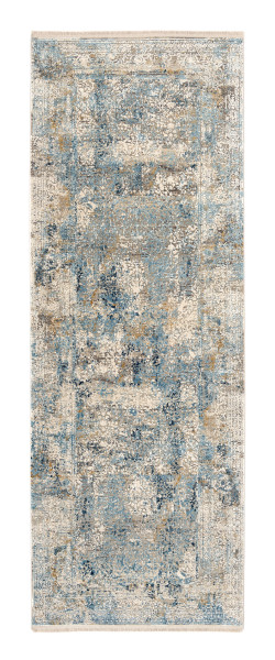Teppich LOTUS in grau aus Mischgewebe