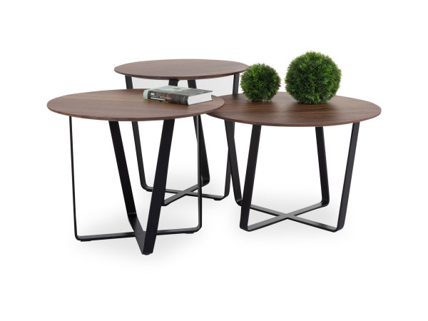 Couchtisch erpo CLASSICS CT 224 in Nussbaum aus Holz