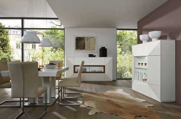 Sideboard MONDO PRISMA PLUS in weiß aus Lack