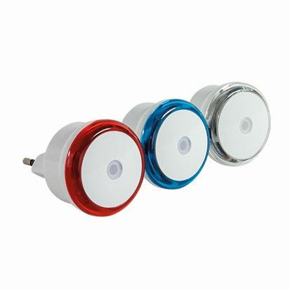 LED Nachtlichter Set 3 Stck. in mehrfarbig aus Kunststoff