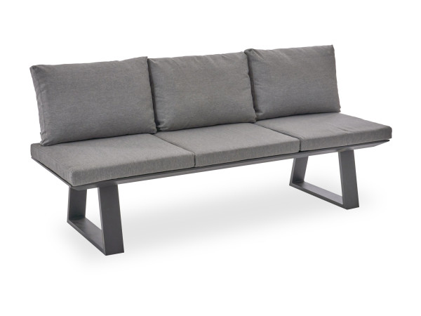 Sitzbank outdoor REPTON in grau