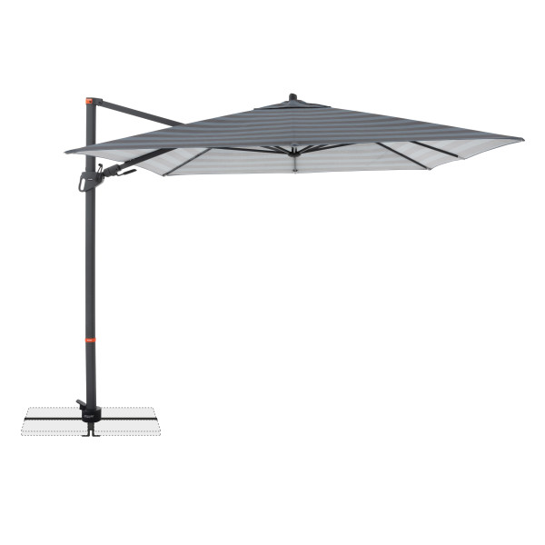 Ampelschirm doppler MYZONE in anthrazit aus Aluminium
