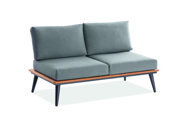 Gartensofa 2-Sitzer Serra in mehrfarbig