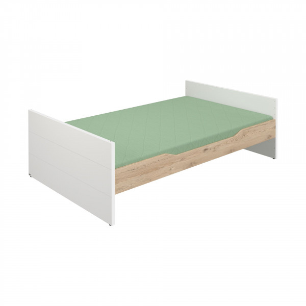 Jugendbett PAIDI FIONN in Eiche Bordeaux aus Dekor