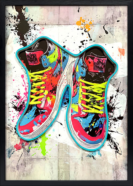Bild LED GRAFFITI SNEAKERS II in mehrfarbig