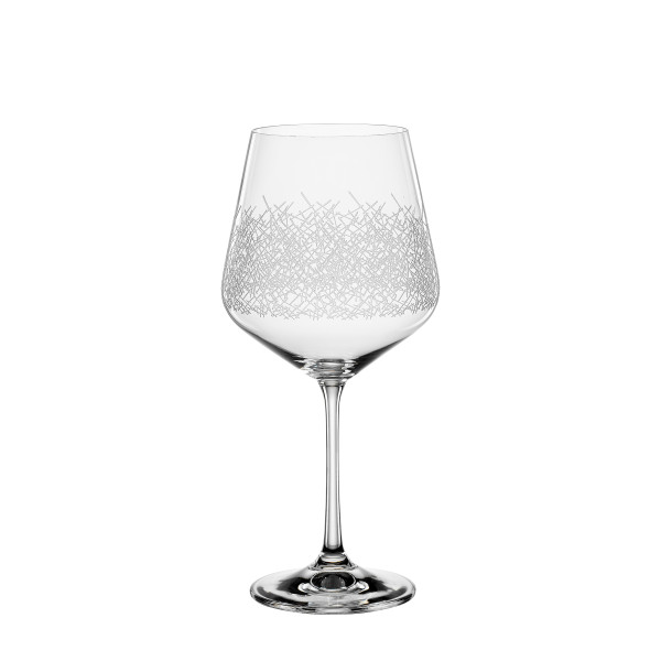 Burgunder TRÈS CHIC in transparent aus Glas
