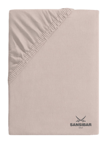 Topperbezug SANSIBAR Jersey in rose aus Mischgewebe