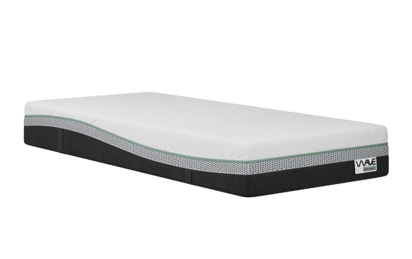 Taschenfederkernmatratze MONDO WAVE FEST in weiß aus Taschenfederkern